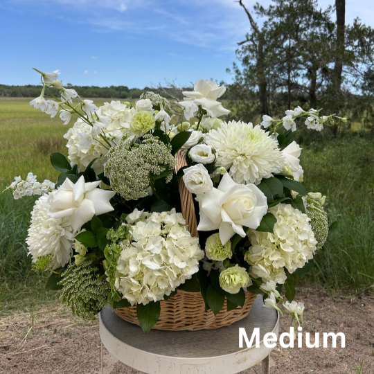 Sympathy Flower Basket