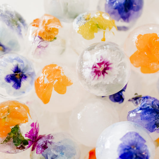 Floral Ice Cubes - 10 ct