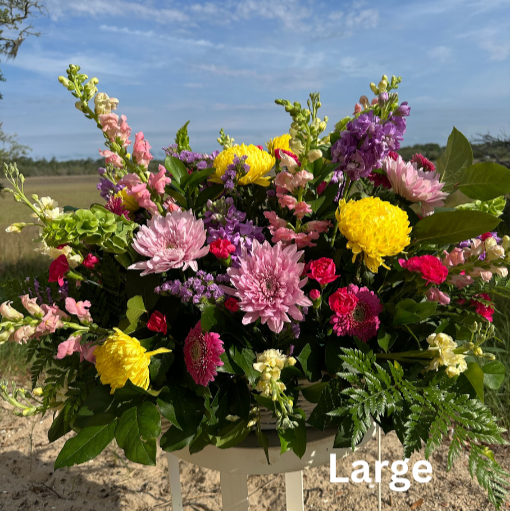 Sympathy Flower Basket